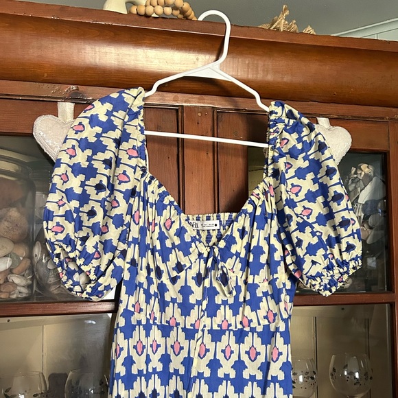 Zara Printed Midi Dress - Picture 6 of 6